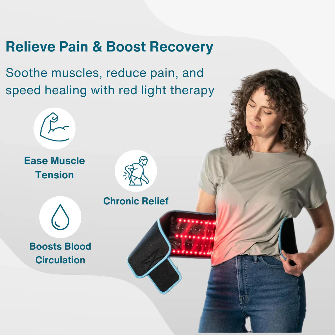 Slimming & Pain Relief Belt with Infrared Heat + Recovery Guide Included